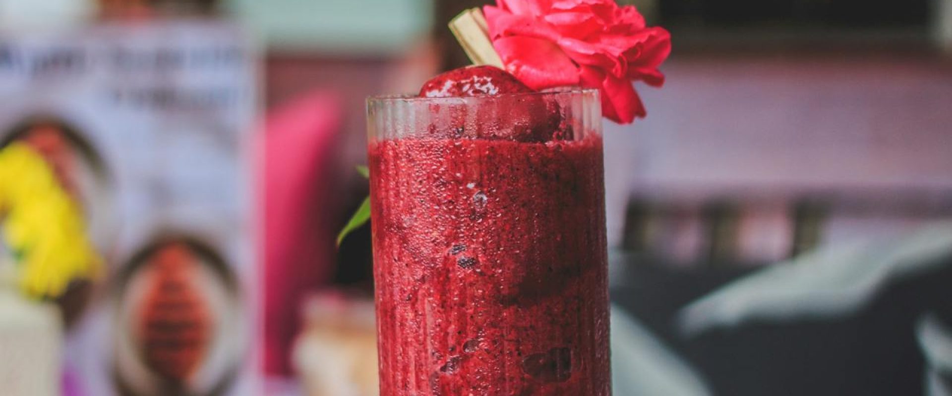 Áfonyás céklás turmix